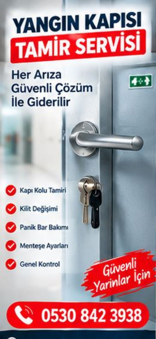 Ümraniye Yangın Kapısı Tamir Servisi